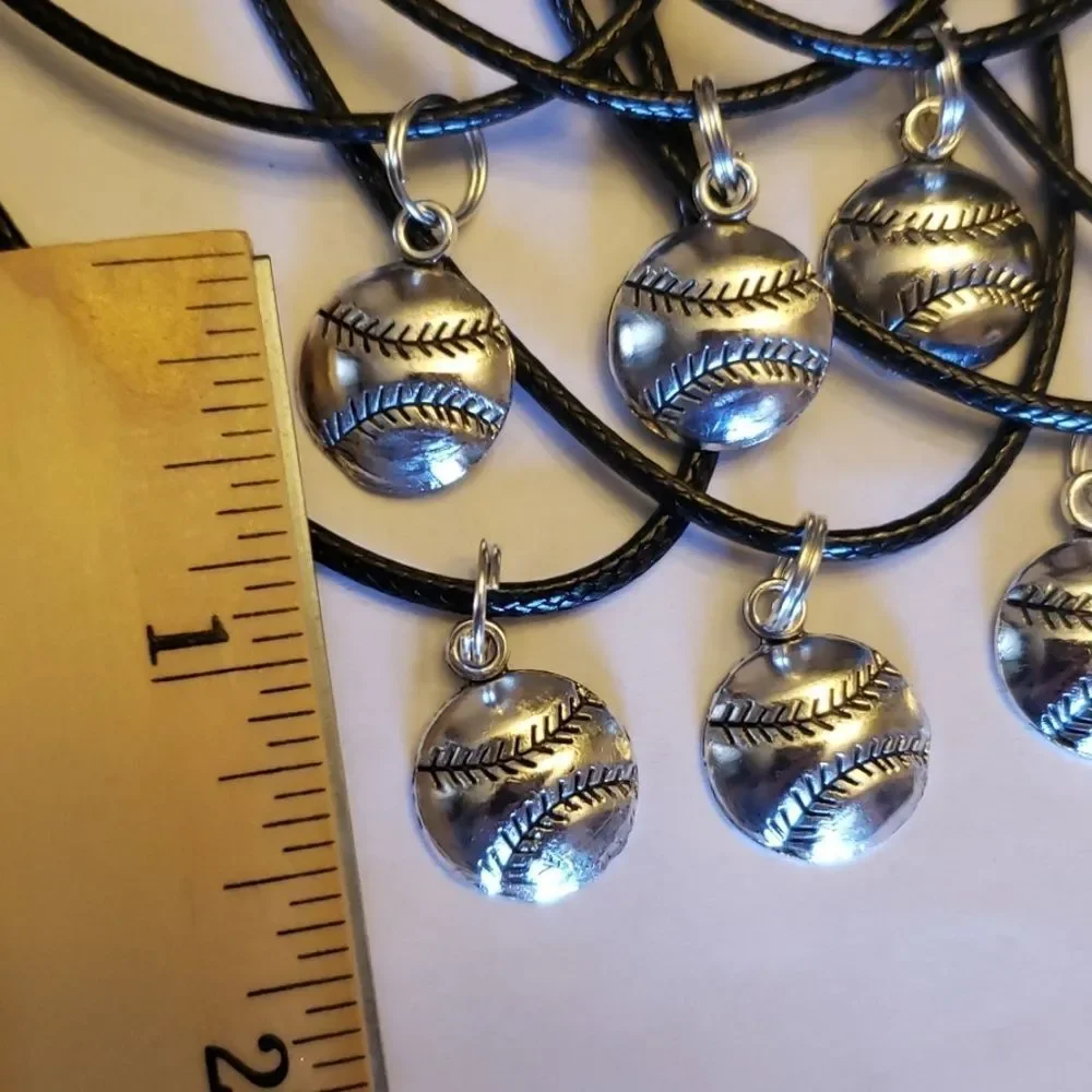 Set of 10 Baseball Party Favors Necklaces